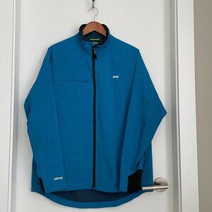 Koppen Men's Aquapel Rip Stop Rain Golf Jacket Blue Large